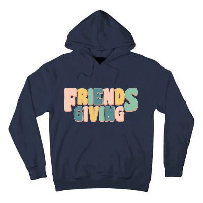 Retro Thanksgiving Friendsgiving Tall Hoodie