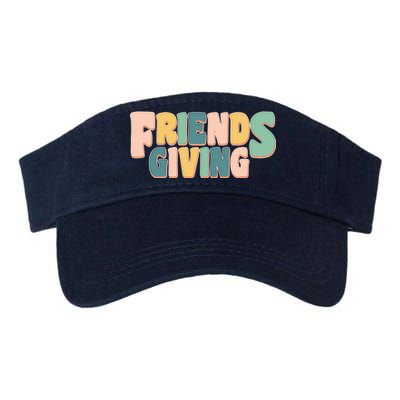 Retro Thanksgiving Friendsgiving Valucap Bio-Washed Visor