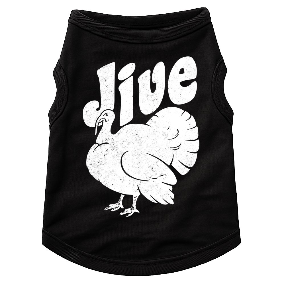 Retro Thanksgiving Jive Turkey Doggie Tank