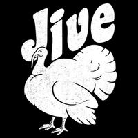 Retro Thanksgiving Jive Turkey Button