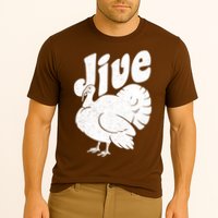 Retro Thanksgiving Jive Turkey Cooling Performance Crew T-Shirt