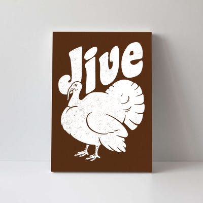 Retro Thanksgiving Jive Turkey Canvas