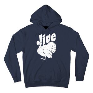 Retro Thanksgiving Jive Turkey Hoodie