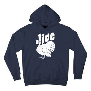 Retro Thanksgiving Jive Turkey Tall Hoodie