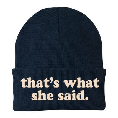 Retro That's What She Said Knit Cap Winter Beanie