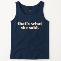Retro That's What She Said Tank Top