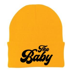 Retro The Baby Matching Family Knit Cap Winter Beanie