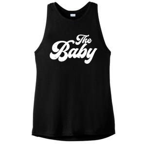 Retro The Baby Matching Family Ladies PosiCharge Tri-Blend Wicking Tank