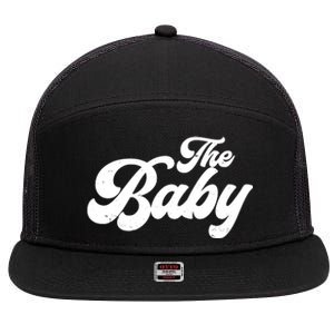 Retro The Baby Matching Family 7 Panel Mesh Trucker Snapback Hat