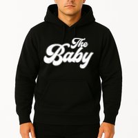 Retro The Baby Matching Family Hoodie