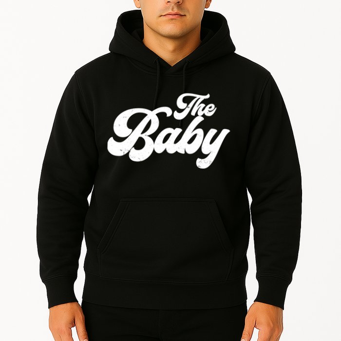 Retro The Baby Matching Family Hoodie