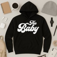 Retro The Baby Matching Family Hoodie
