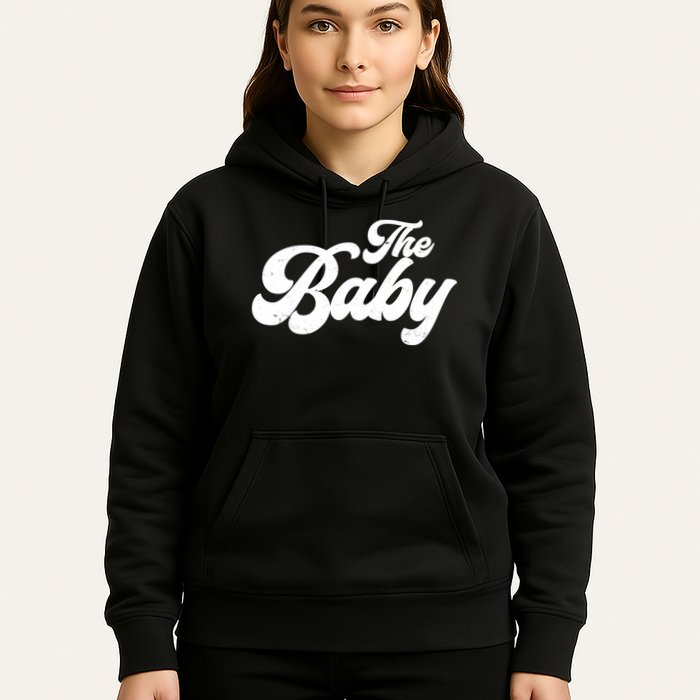 Retro The Baby Matching Family Hoodie