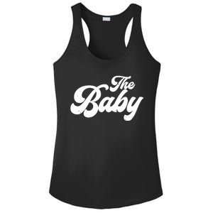 Retro The Baby Matching Family Ladies PosiCharge Competitor Racerback Tank