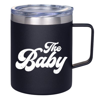 Retro The Baby Matching Family 12oz Stainless Steel Coffee Mug