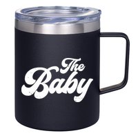 Retro The Baby Matching Family 12oz Stainless Steel Coffee Mug