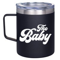 Retro The Baby Matching Family 12oz Stainless Steel Coffee Mug