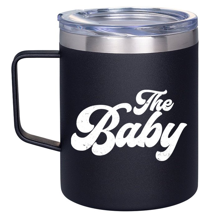 Retro The Baby Matching Family 12oz Stainless Steel Coffee Mug