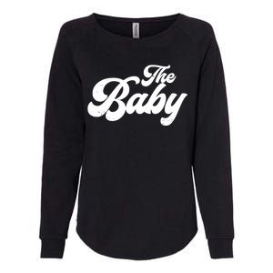 Retro The Baby Matching Family Womens California Wash Sweatshirt