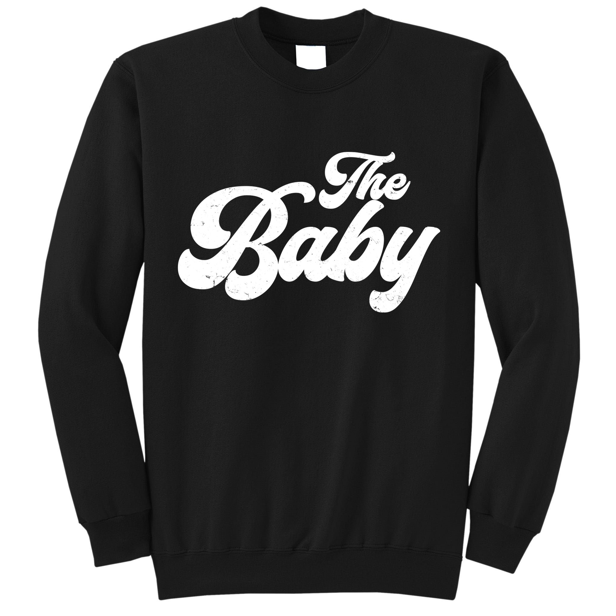 Retro The Baby Matching Family Tall Sweatshirt