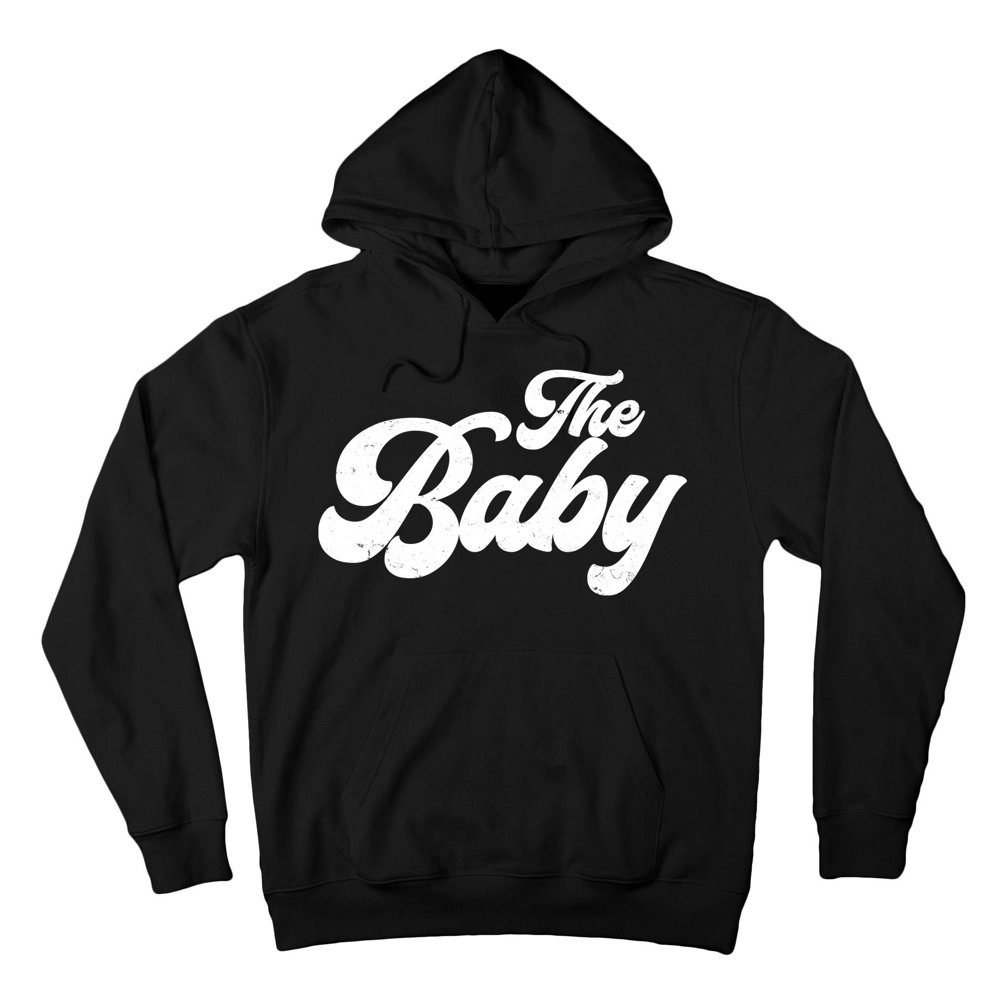 Retro The Baby Matching Family Tall Hoodie