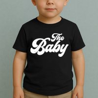 Retro The Baby Matching Family Toddler T-Shirt