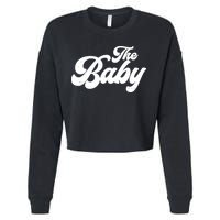 Retro The Baby Matching Family Cropped Pullover Crew