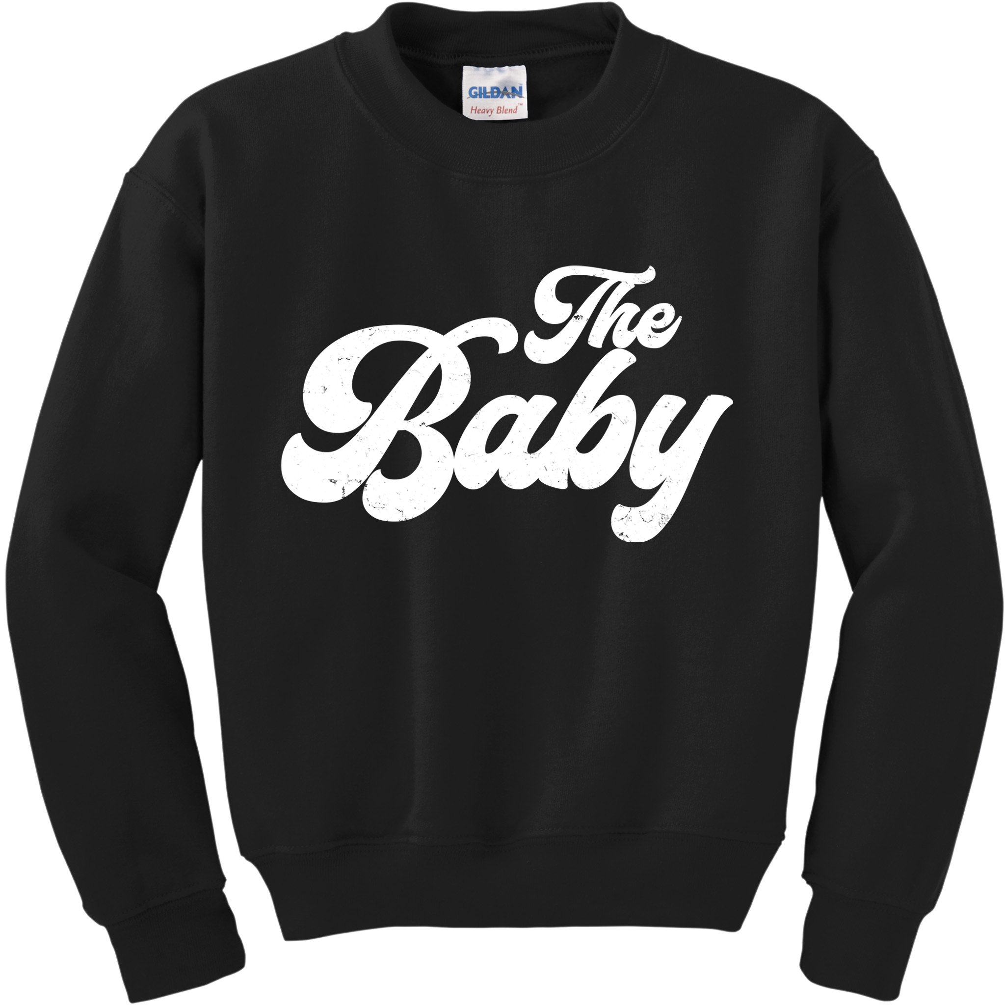 Retro The Baby Matching Family Kids Sweatshirt