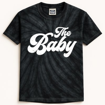 Retro The Baby Matching Family Kids Tie-Dye T-Shirt