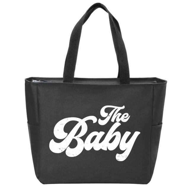 Retro The Baby Matching Family Zip Tote Bag