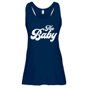 Retro The Baby Matching Family Ladies Essential Flowy Tank