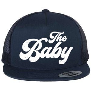 Retro The Baby Matching Family Flat Bill Trucker Hat