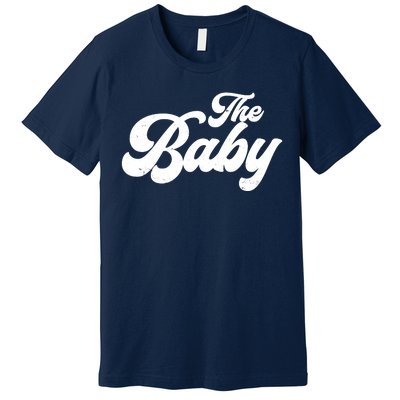 Retro The Baby Matching Family Premium T-Shirt