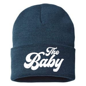 Retro The Baby Matching Family Sustainable Knit Beanie