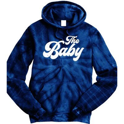 Retro The Baby Matching Family Tie Dye Hoodie