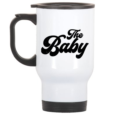 Retro The Baby Matching Family Stainless Steel Travel Mug