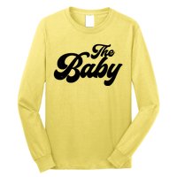 Retro The Baby Matching Family Long Sleeve Shirt