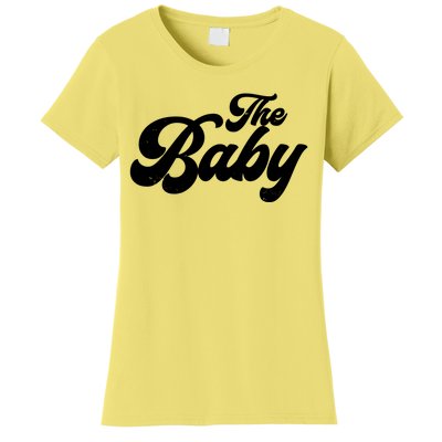 Retro The Baby Matching Family Women's T-Shirt