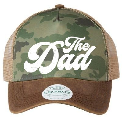 Retro The Dad Matching Family Legacy Tie Dye Trucker Hat