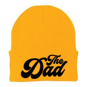 Retro The Dad Matching Family Knit Cap Winter Beanie