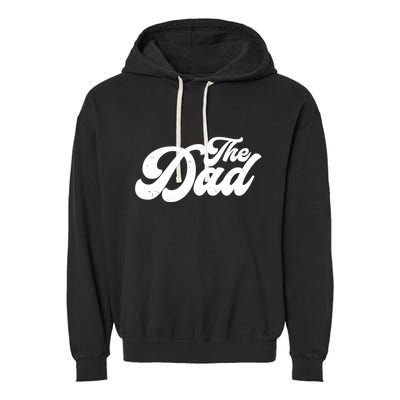 Retro The Dad Matching Family Garment-Dyed Fleece Hoodie