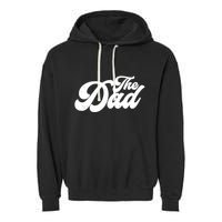 Retro The Dad Matching Family Garment-Dyed Fleece Hoodie