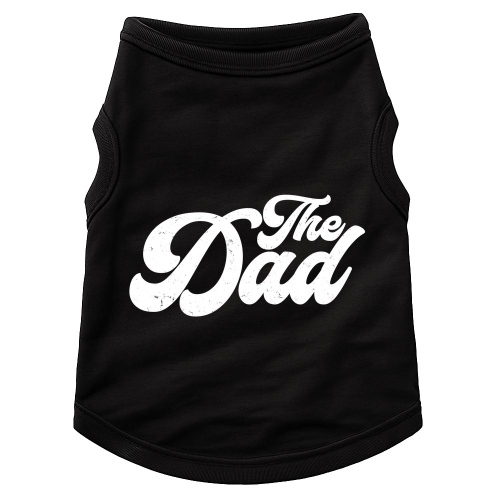Retro The Dad Matching Family Doggie Tank