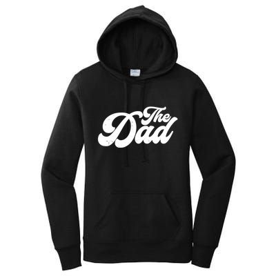 Retro The Dad Matching Family Women's Pullover Hoodie