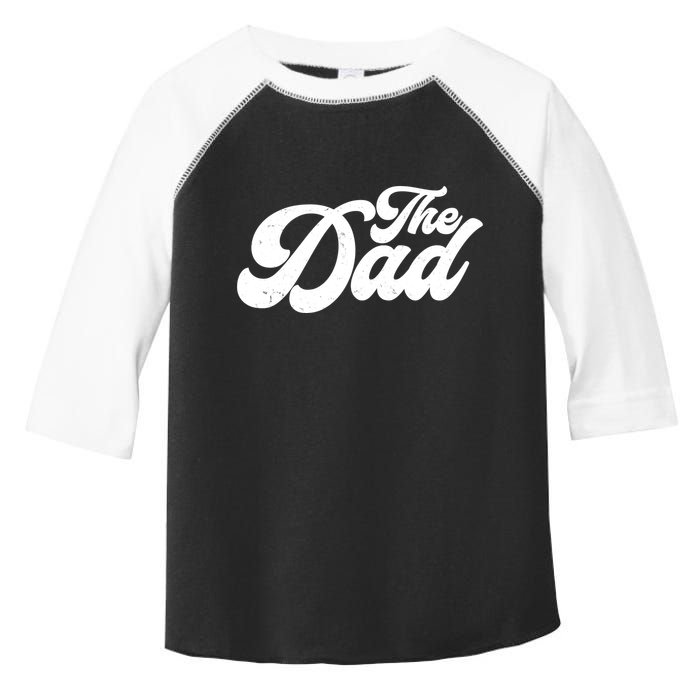 Retro The Dad Matching Family Toddler Fine Jersey T-Shirt