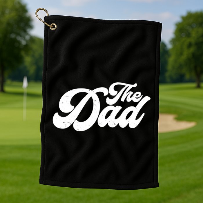 Retro The Dad Matching Family Golf Towel