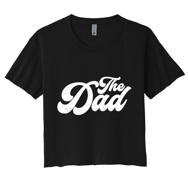 Retro The Dad Matching Family Crop Top