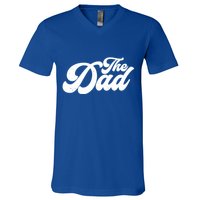 Retro The Dad Matching Family V-Neck T-Shirt