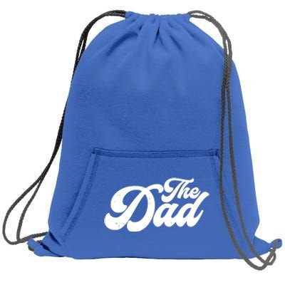 Retro The Dad Matching Family Sweatshirt Cinch Pack Bag