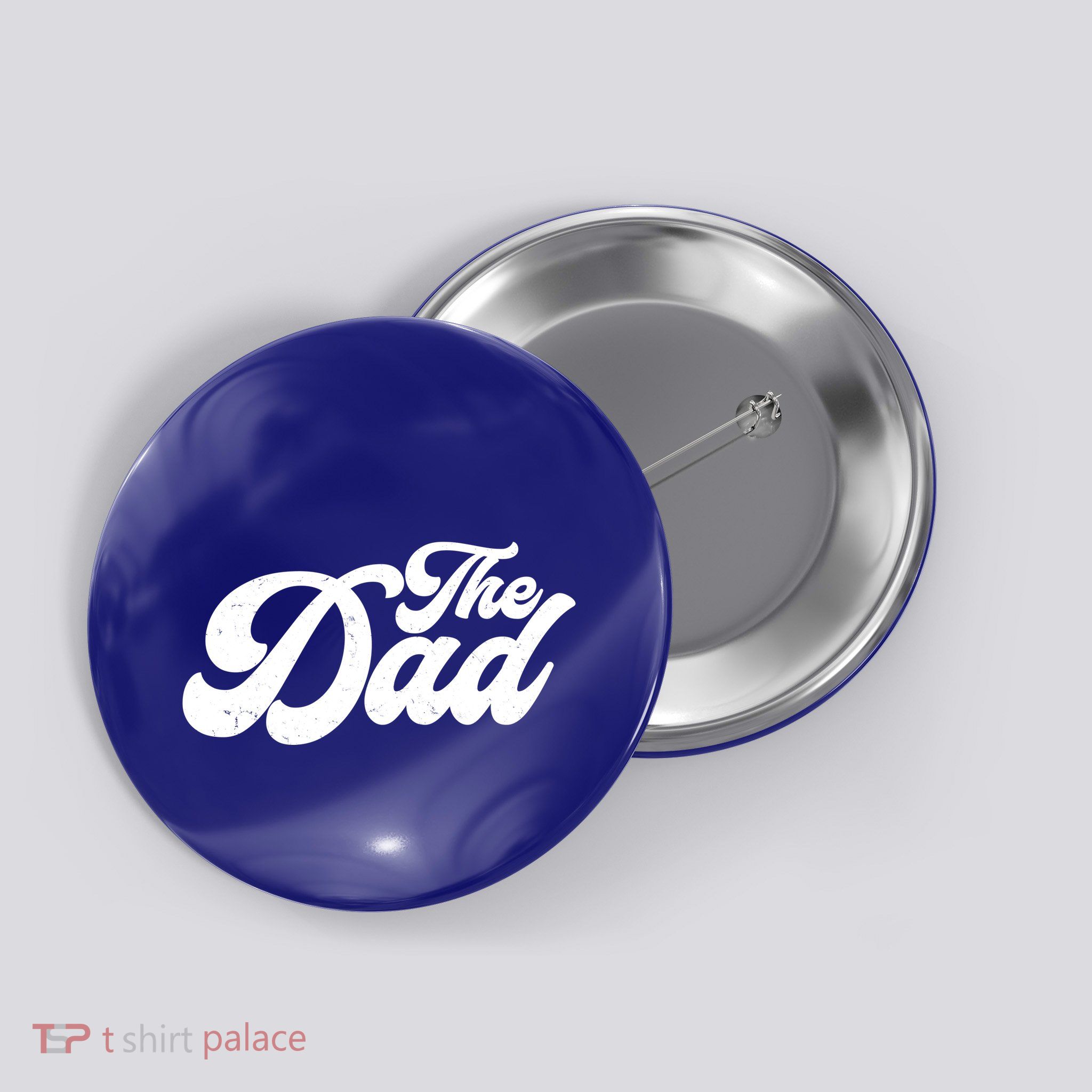 Retro The Dad Matching Family Button